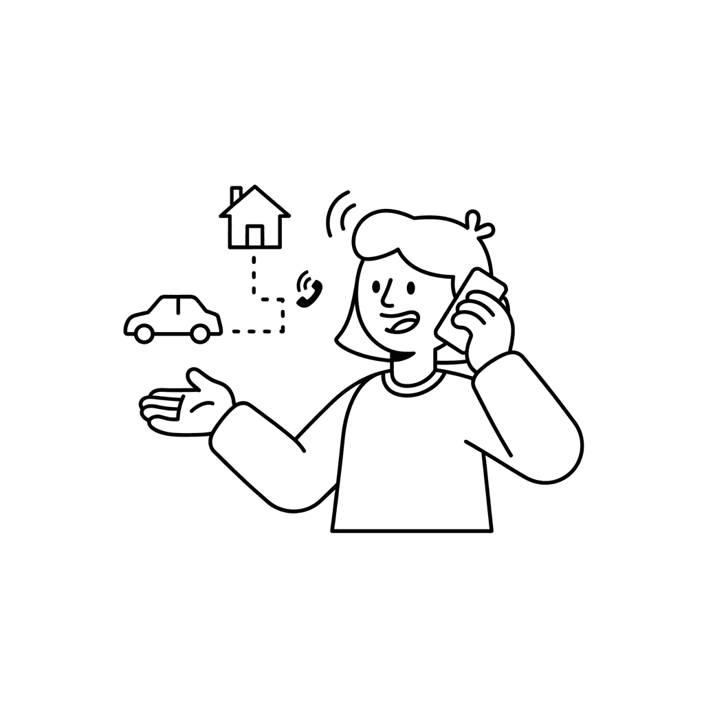 Friendly insurance representative