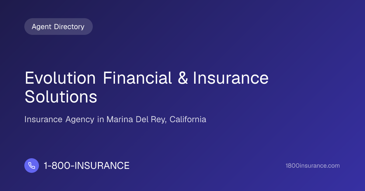 Evolution Financial & Insurance Solutions | Marina Del Rey, CA ...