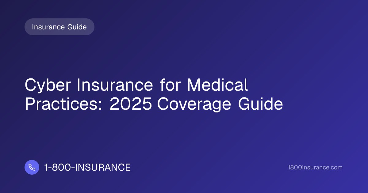Cyber Insurance for Medical Practices: 2025 Coverage Guide
